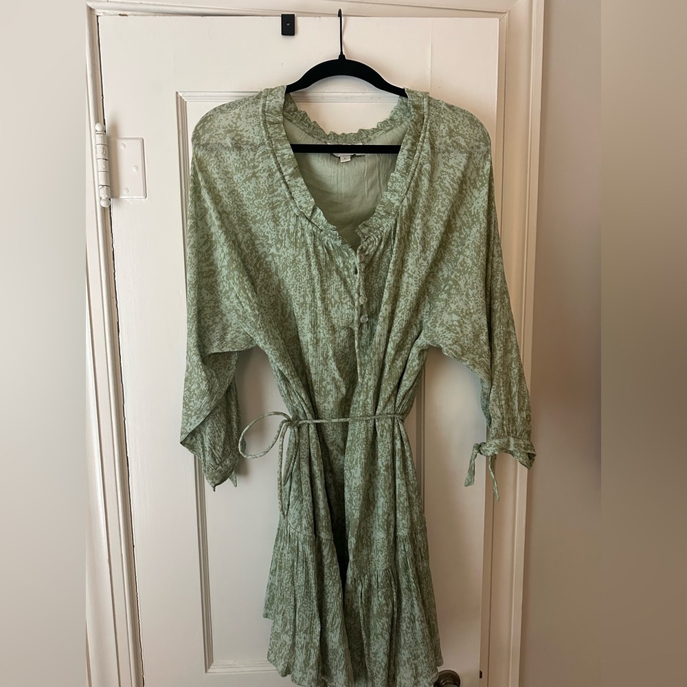 Cleobella Light Green Textured Dress